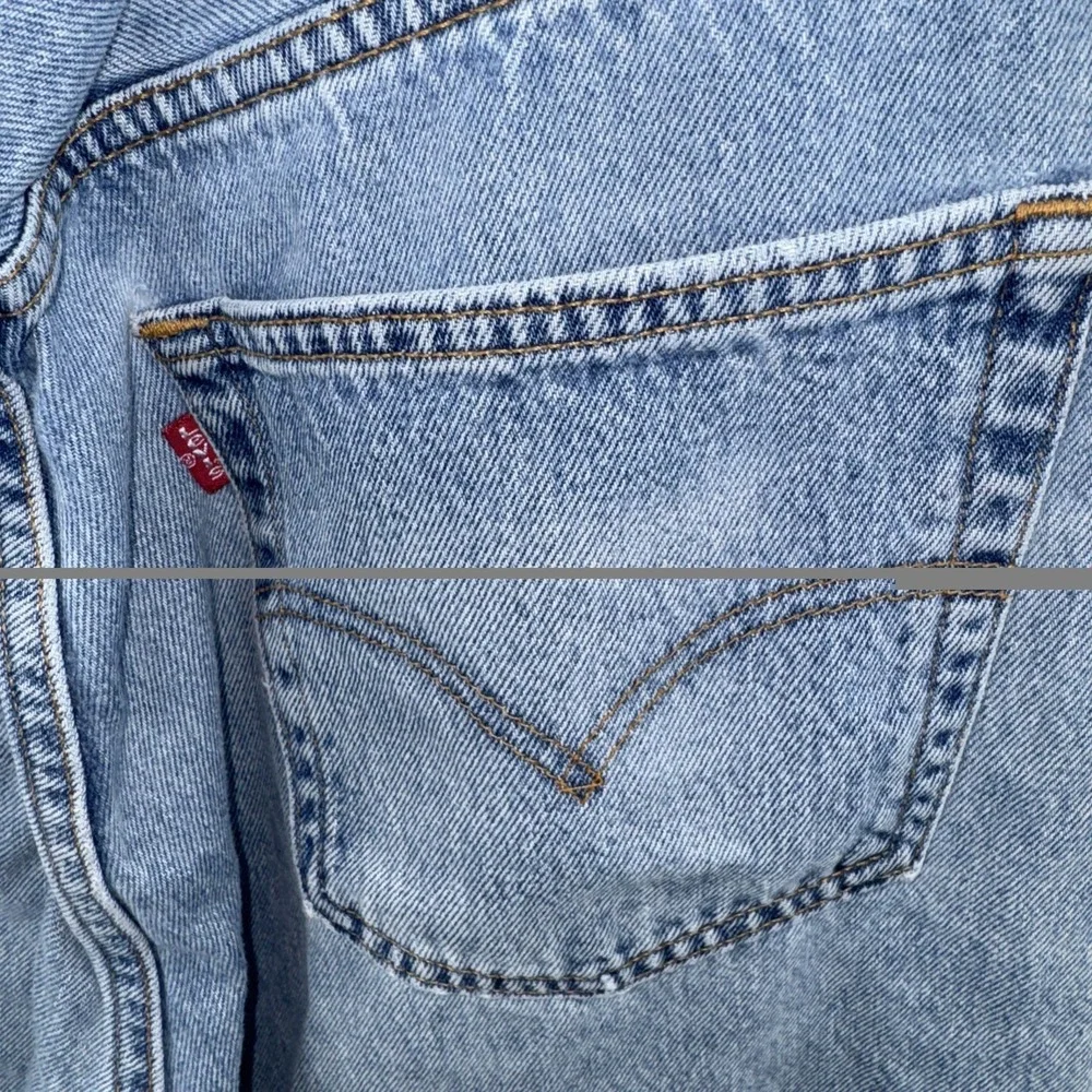 Vintage Y2K 2000 Levis 501 XX Denim Jeans Mens 38 x 30 Button Fly Made In Mexico